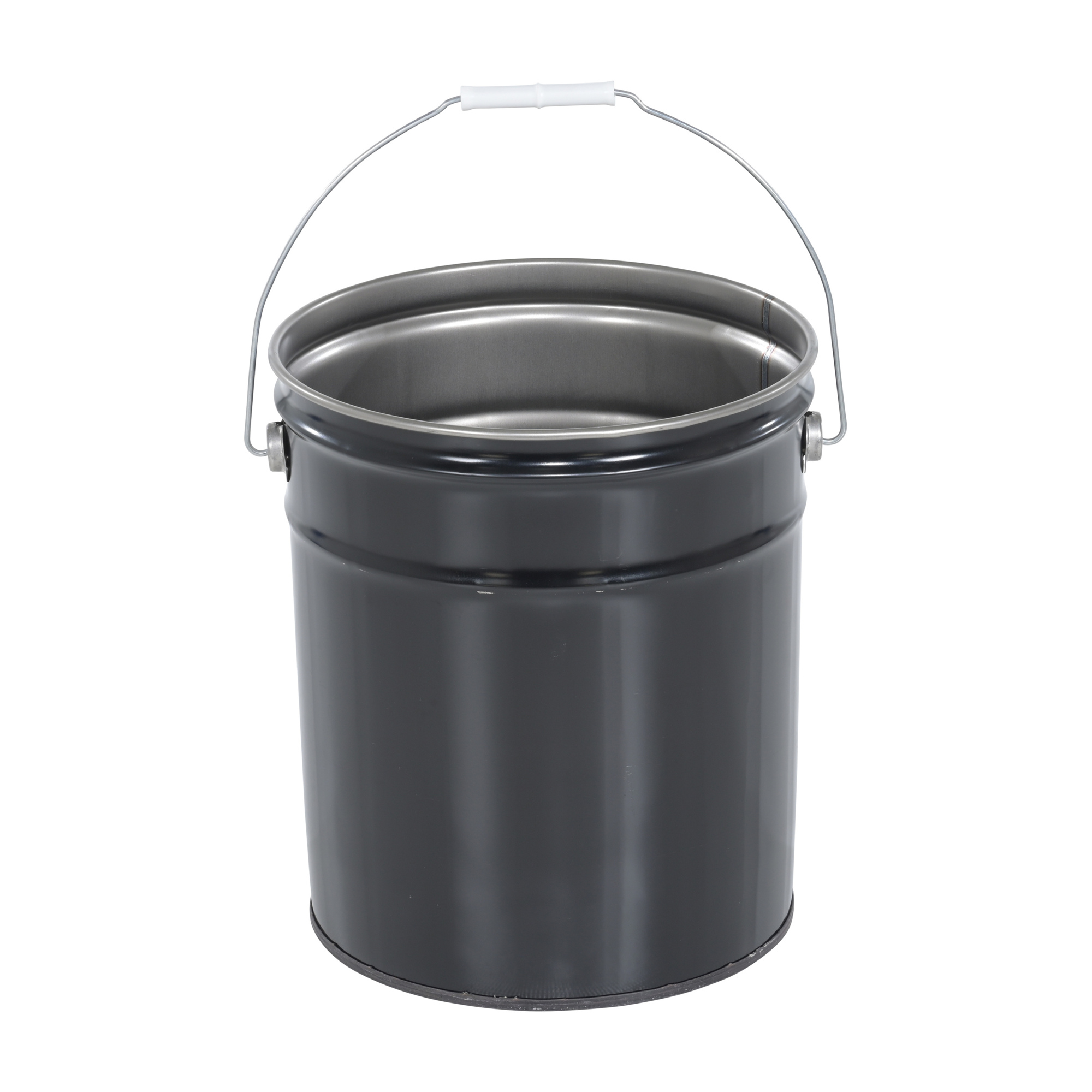 Vestil Steel UN Rated Pail - 5 Gallon, Black, Rust Inhibitor, Model# PAIL-STL-RI-UN